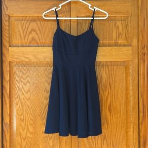 Navy blue semi formal dress